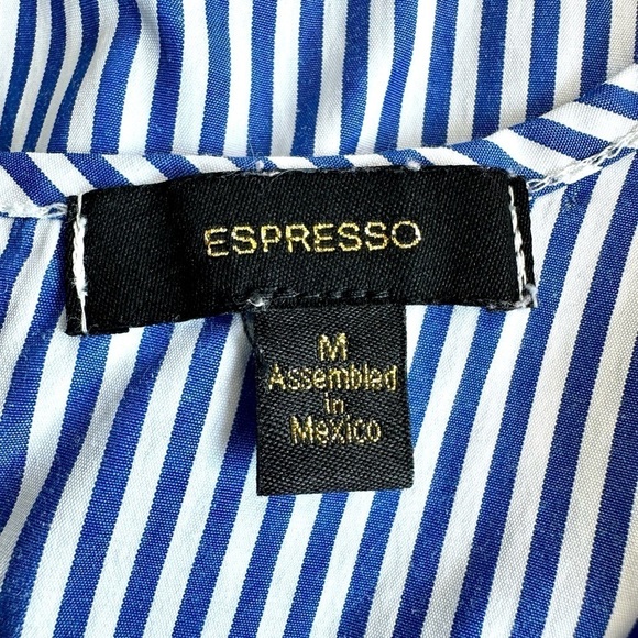 Espresso Striped Short Sleeve Dress Size M​​​​​​​ - Picture 7 of 7